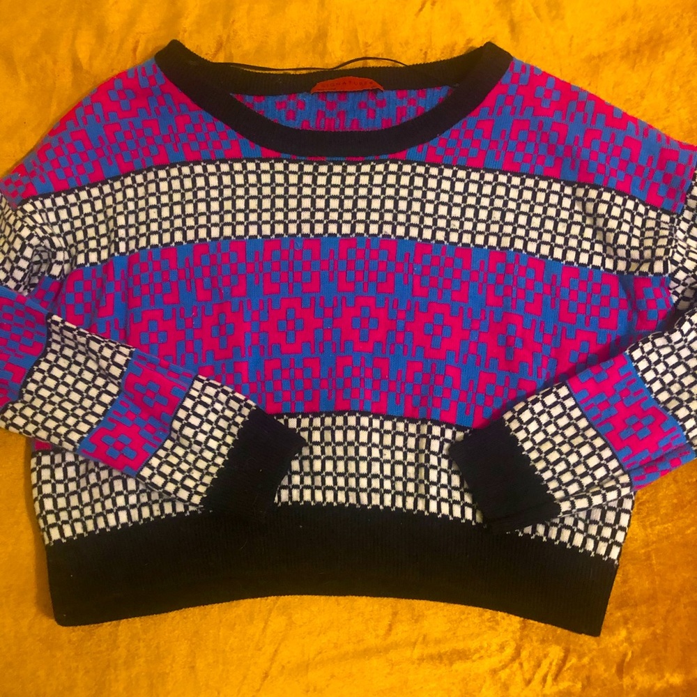 Vintage Crop Sweater